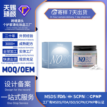 NOBS Nano Hydroxyapatite Toothpaste Tablets – Fluoride-Free & Plastic-Free